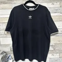 adidas Originals トレフォイル Tシャツ ブラックのサムネイル