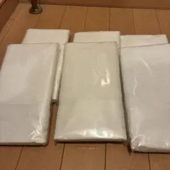 ホワイト フェイスタオル 6枚セット