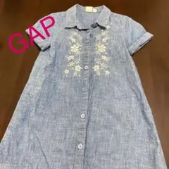 ギャップキッズ　シャツワンピース