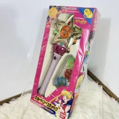 △セーラームーン 美少女戦士な変身スティック イエロー＆グリーン