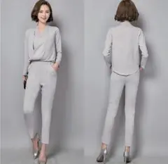 LADY LABEL ラップスタイルパンツスーツ