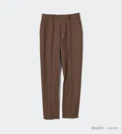 UNIQLO スマートアンクルパンツ 2WAYストレッチ ブラウン S 補正済み