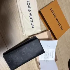 LOUIS VUITTON ブラック モノグラム 長財布