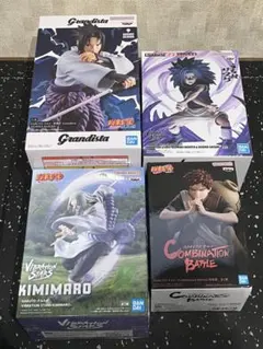 NARUTO フィギュア まとめ売り うちはサスケ 我愛羅 君麻呂 箱あり