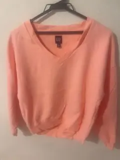 GAP ピンク Vネック 長袖 トップス XXS