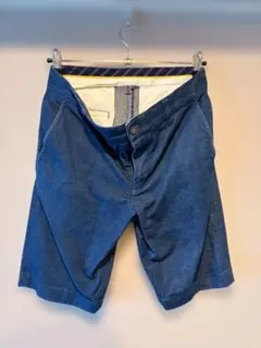 【COMME CA COMMUNE】 デニム ハーフパンツ インディゴ Mのサムネイル
