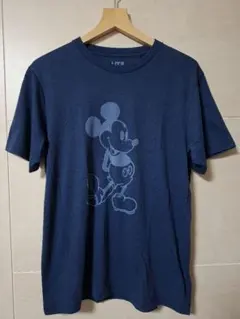 UNIQLO UT ミッキーマウス Tシャツ ネイビー Mサイズのサムネイル