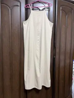 DISCOAT キャミワンピース　オフホワイト