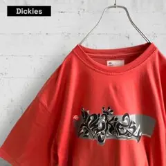 【特大サイズ】Dickies Tシャツ　XXLサイズ　USA　くすみオレンジ