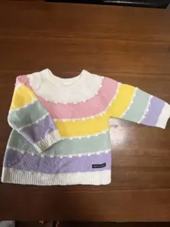 べべ　Noeil aime BeBe カラフルセーター 90cm