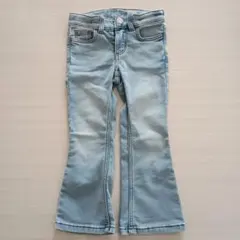 H&M　フレアデニム　ライトブルー