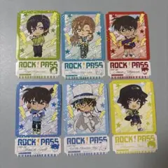 名探偵コナン ロックフェス ステッカー チケットスタイル 6点セット