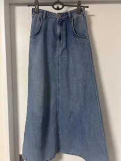 GAP デニムブルー ロングスカート