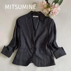 未使用MITSUMINE洗えるジャケットMネイビー背抜き
