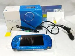 PSP 3000 本体 バイブラント ブルー 箱 説明書
