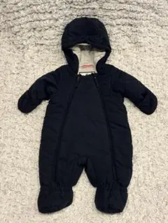 美品Petit Bateauプチバトー フード付きカバーオールアウター 60cm