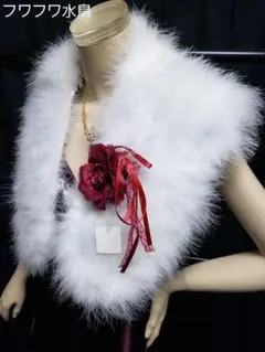 新品■振袖用，マラボー水鳥ショール，成人式，振袖