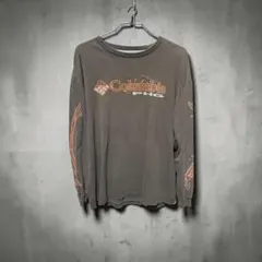 old Columbia コロンビア　ロゴ　ビンテージ　長袖　トップス　茶色のサムネイル