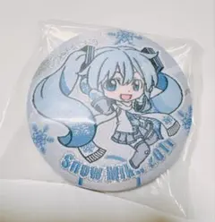 雪ミク 2021 刺繍缶バッジ - メルカリ
