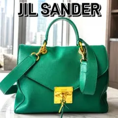 鍵付き✨JIL SANDER✨ジルサンダー✨ショルダーバッグ✨ハンドバッグ✨自立のサムネイル