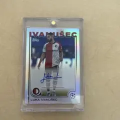 ルカ・イヴァヌシェツ 直筆サインカード フェイエノールト Topps UCC