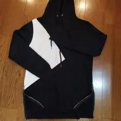 ☆タグ無し未使用☆MANIERA マニエラ 切替ツーカラーパーカー ファスナー