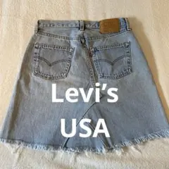 Levi's 501 デニムスカート リメイク USA製 ミニスカート スカート