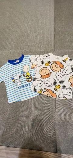 PEANUTS スヌーピー Tシャツ 100cm　2枚セット
