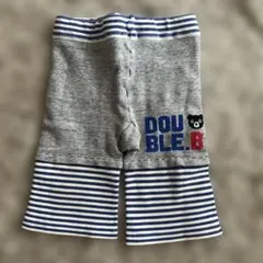 DOUBLE.B 90サイズ パンツ グレー ストライプ
