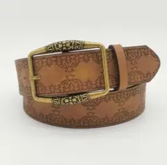 ベルト　ウエスタンベルト アメカジ ヴィンテージ風　レザー風　古着 y2K