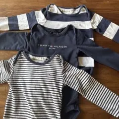 ロンパース 80 9-12M 3枚組 TOMMY HILFIGER BABY