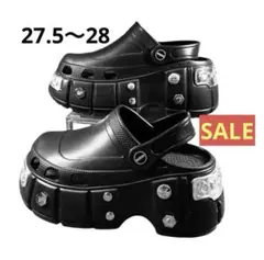 【大幅値下】ハード　クロックス　厚底8cm 27.5〜28