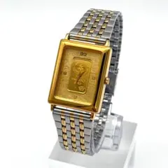 稼働/極美品】ロイヤルモントレス インゴットウォッチ 18K クォーツ 