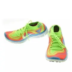 NIKE FREE FLYKNIT + エレクトリックグリーン 28cm ナイキのサムネイル