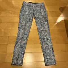 スキニーパンツ　ペイズリー柄　エドウィン　EDWIN