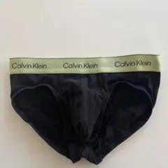 カルバンクライン　メンズビキニ　M(S) 黒　コットンストレッチ　男性ブリーフ