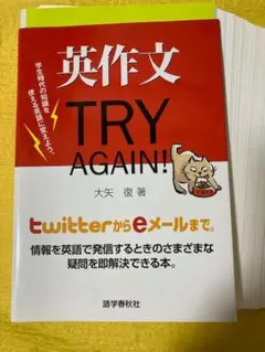 【裁断済み・書込なし】英作文 TRY AGAIN!