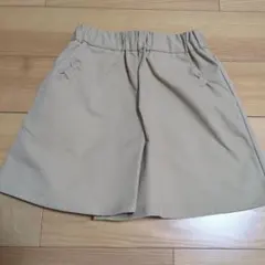 新品☆コムサイズム　ベージュ　キュロットスカート110cm