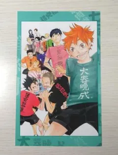 ハイキュー　はがき 色紙 紙 ポスター ポストカード 日向翔陽 影山飛雄 西谷夕