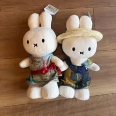 ミッフィーふわふわシフォン＊フラワードレス 2体 - メルカリ