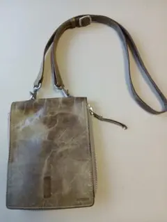 サコッシュ TAKEO KIKUCHI レザーショルダーバッグ
