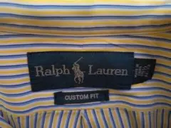 Ralph Lauren ストライプ長袖ボタンダウンシャツ