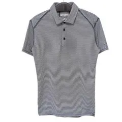 【美品】BONOBOS GOLF ポロシャツ XS スリムフィット ネイビー×白