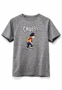 CHUBBY グラフィック Tシャツ グレー