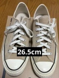 converse ct70 チャックテイラー ベージュ 25.5㎝ - メルカリ