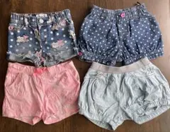 GAP Disney H&M キッズ ショートパンツ 4点セット