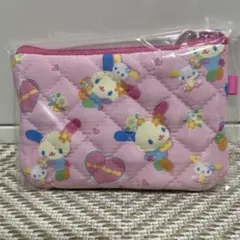 サンリオ シークレットミニフラットポーチ キルト ウサハナ