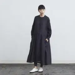 【未使用】アトリエナルセ　リネンシャツワンピース　リゼッタ　evam eva