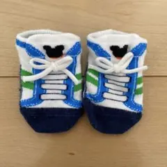 9-11 ミキハウス スニーカー風ベビー靴下