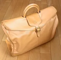 【美品】Longchamp ロンシャン レザー ボストンバッグ 旅行用バッグのサムネイル